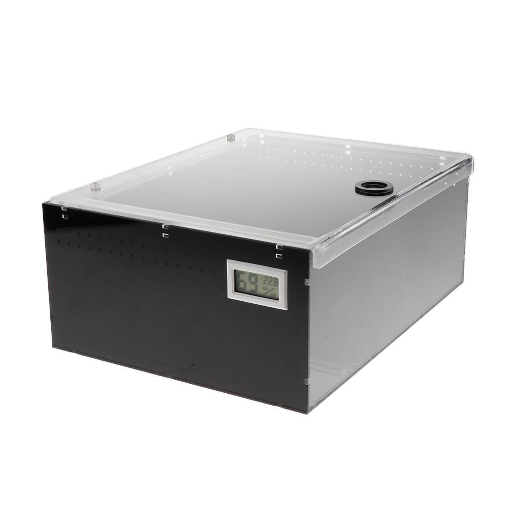 Acrylic Reptiles Terrariums Feeding Box For Turtle Snake Frog Small Animal