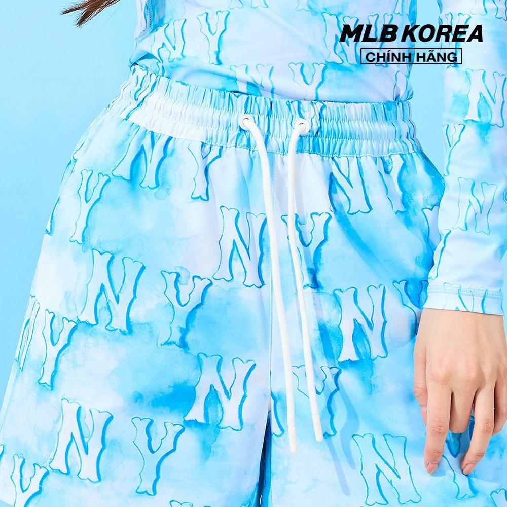 MLB - Quần shorts nữ ống rộng Water Monogram Part 4 3FSMM0733