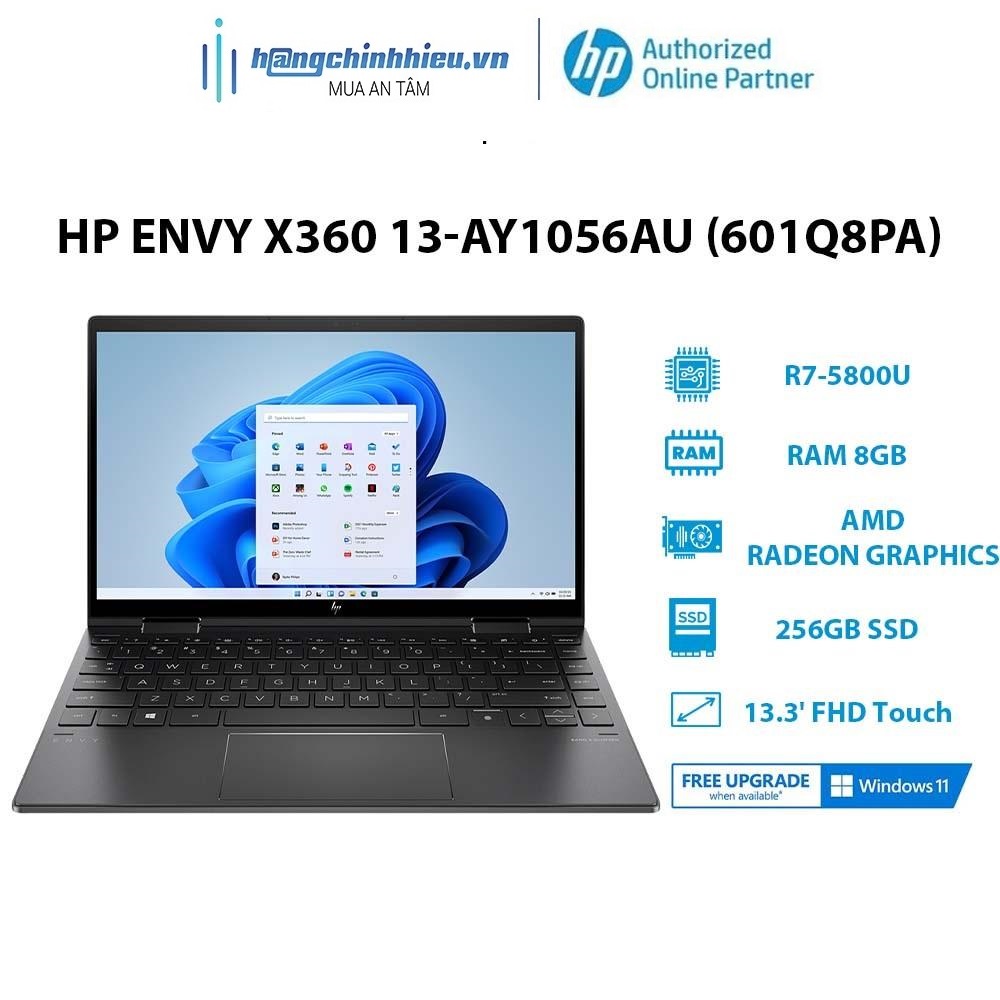 Laptop HP Envy X360 13-ay1056AU 601Q8PA R7-5800U | 8GB | 256GB | 13.3' FHD Touch | Win 11 Hàng chính hãng