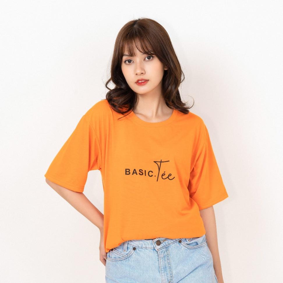 Áo Thun Tay Lỡ In Basic Tee