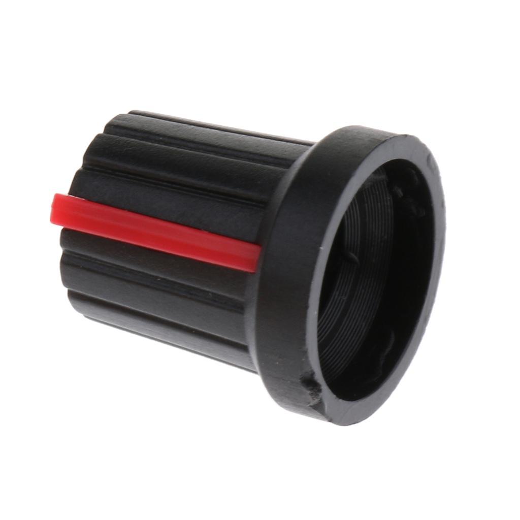 5pcs   Guitar Effect Pedal Knob Amp  Control Knobs black