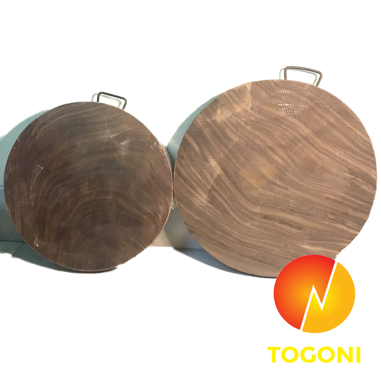 Combo 2 thớt gỗ nghiến cao cấp TOGONI 29cm và 34cm