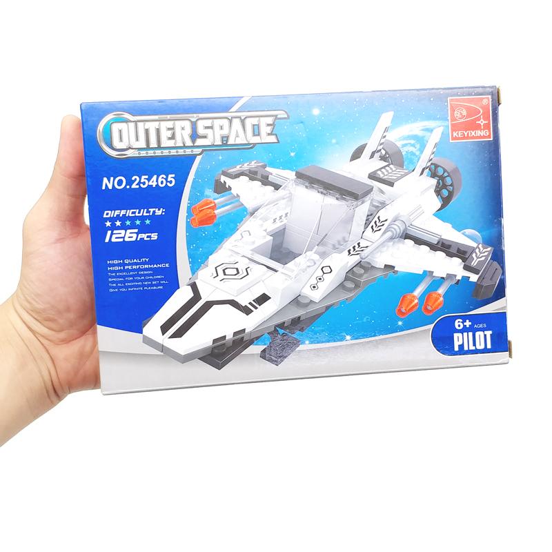 Đồ Chơi Lắp Ráp Tàu Vũ Trụ Outer Space - Keyixing AUS-25465 (126 Mảnh Ghép)