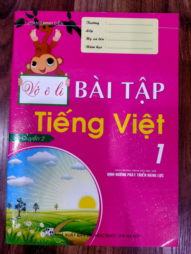 Sách - Vở Ô Li Bài Tập Tiếng Việt 1 - Quyển 2