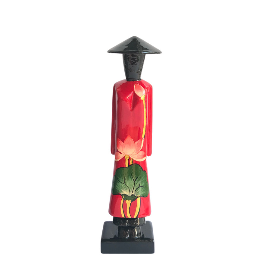 Cặp 2 tượng đá trang trí Tỳ hưu phong thủy - 2 sừng - Chiều cao 14cm - Màu Nhũ đồng