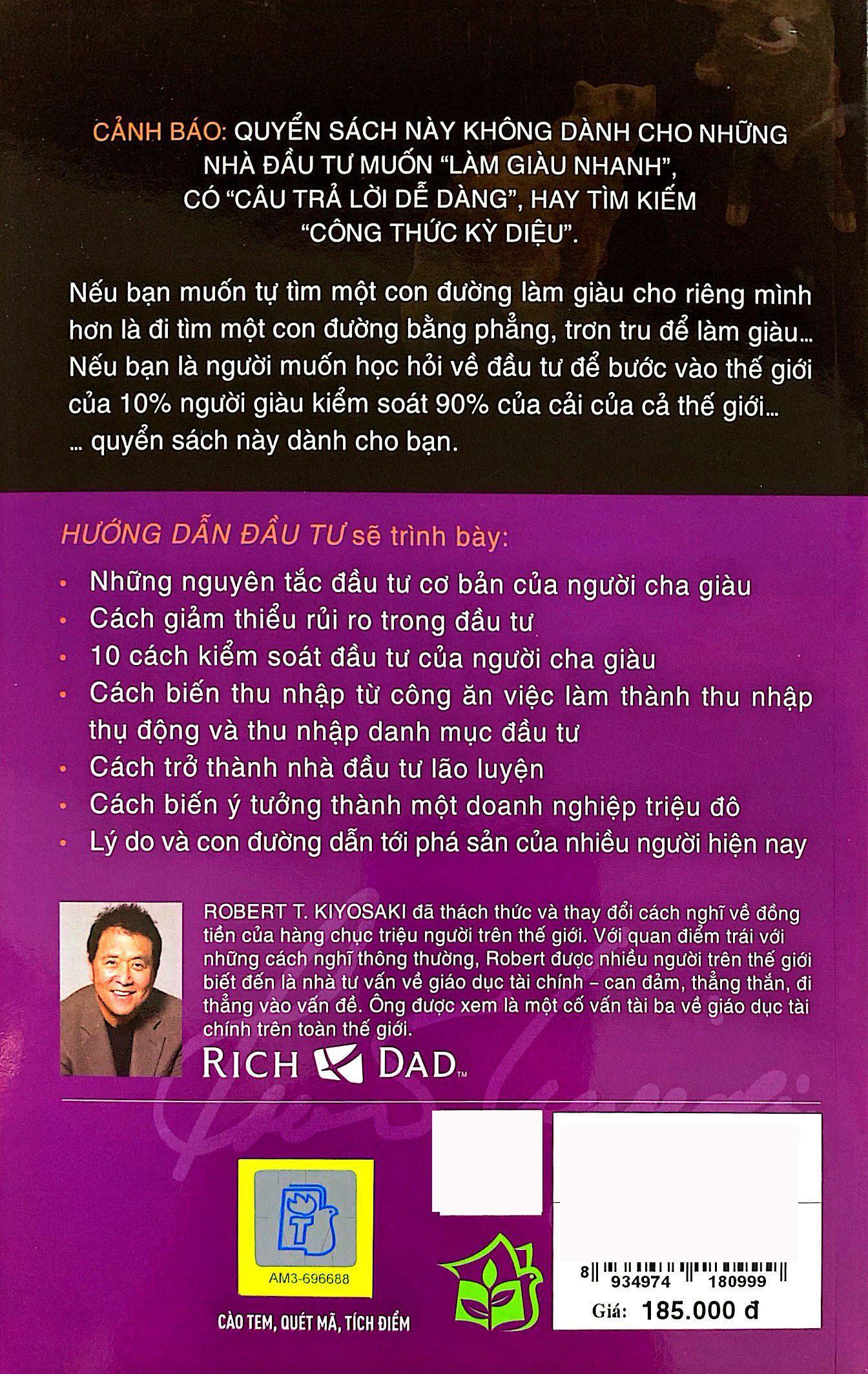 Dạy Con Làm Giàu 03 - Hướng Dẫn Đầu Tư (Tái Bản 2023)