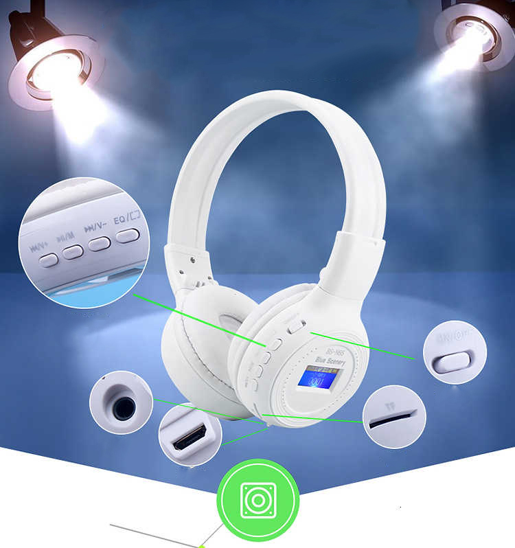 Tai nghe bluetooth chụp tai N65BT âm thanh cực đỉnh thời gian chơi nhạc cực lấu headphone gamming gamer (Giao màu ngẫu nhiên)