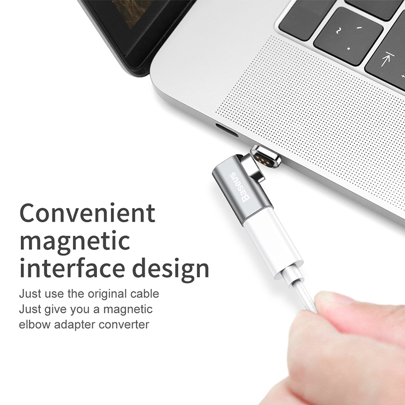 Đầu chuyển đổi USB Type C từ tính Baseus Mini Magnetic Type-C Converter cho Macbook Pro 16-17- Hàng chính hãng