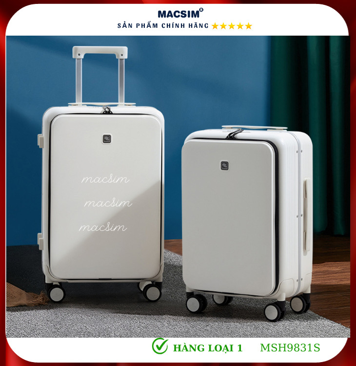 Vali cao cấp Macsim Hanke MSH9831S 20inches