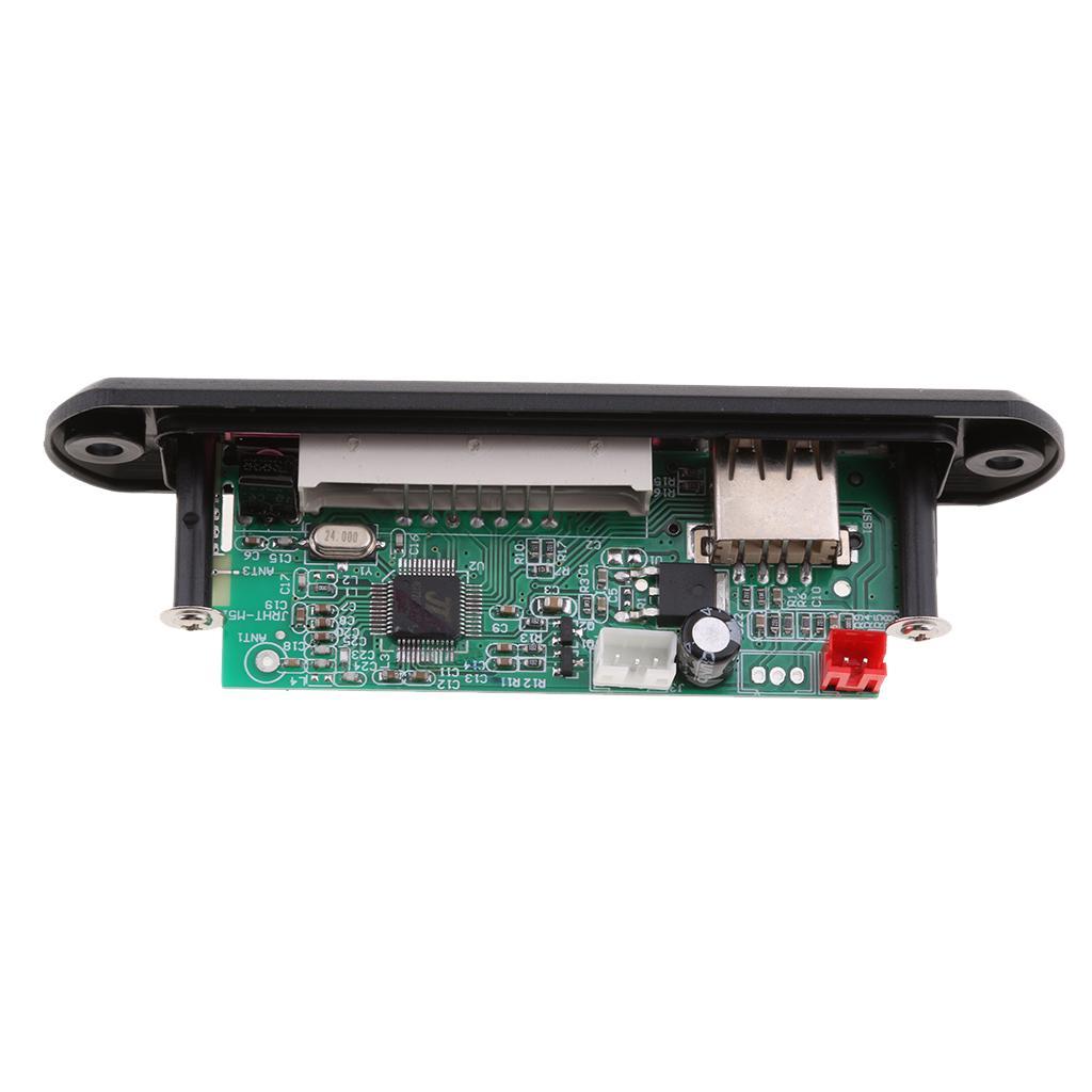 DC 12V Car Audio Wireless USB FM TF AUX MP3,WAN,WMA,FLAC Decoder Board