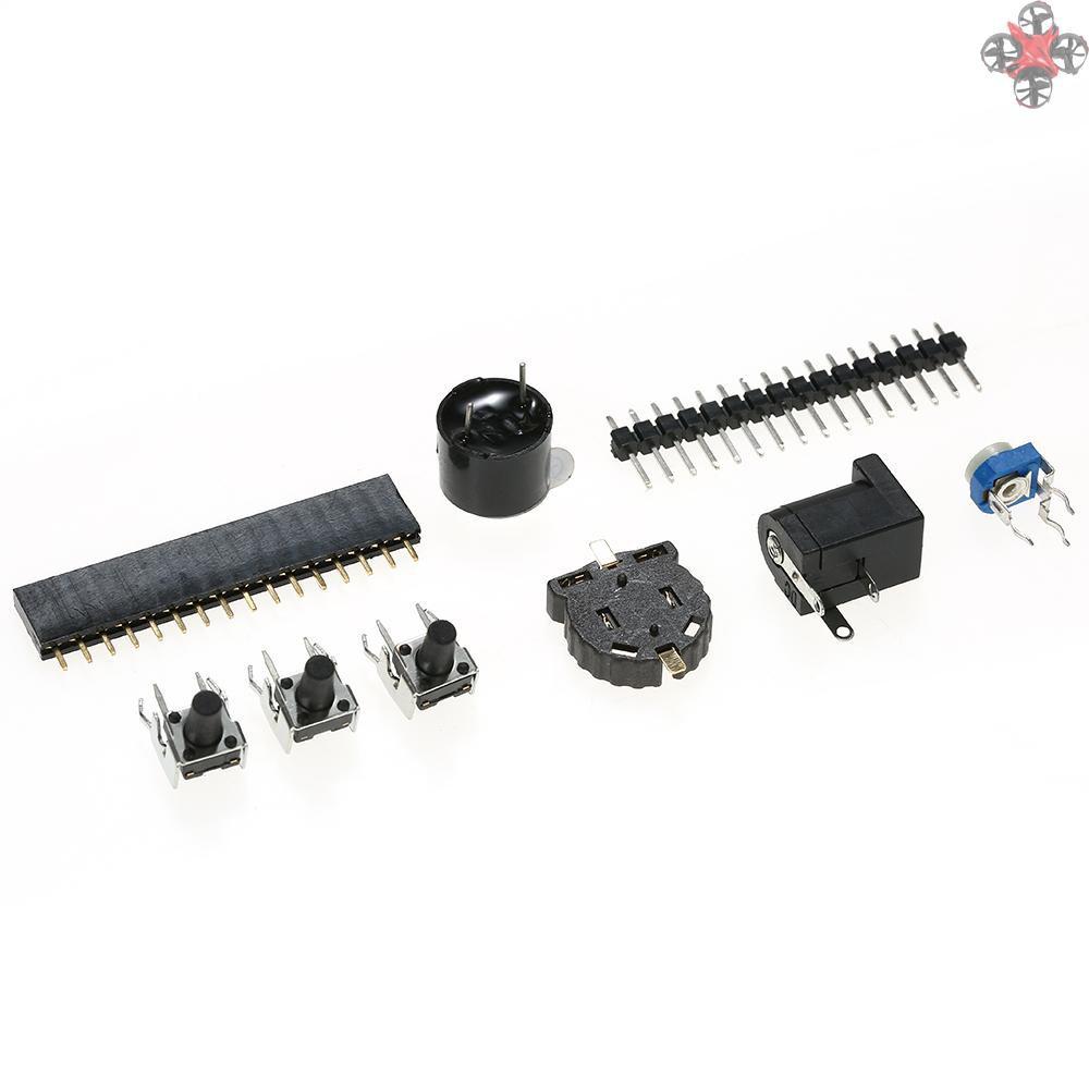 Bộ Đồng Hồ Điện Tử Màn Hình Lcd Hiển Thị Nhiệt Độ, Nhiệt Độ Kèm Hộp Đựng Trong Suốt