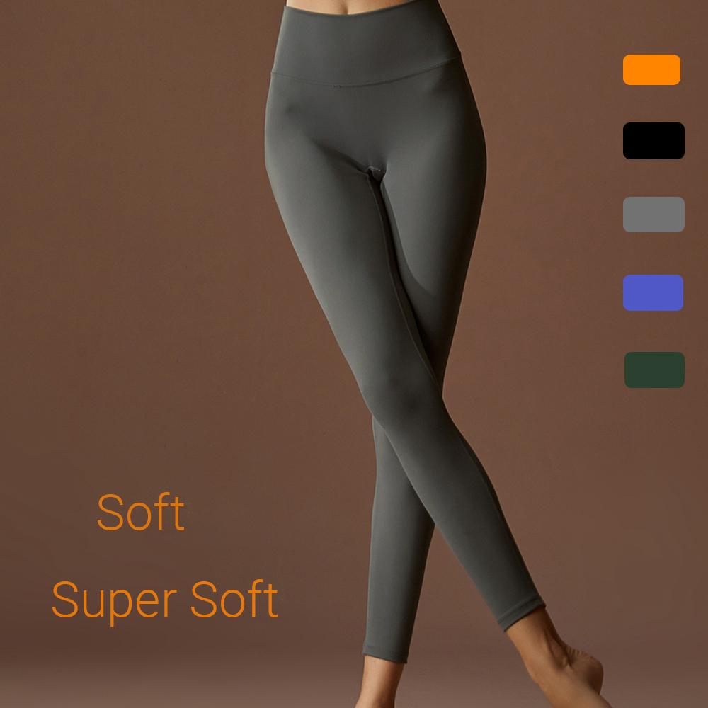 Siêu Mềm Quần Legging Thể Thao Quần Tập Yoga Nữ Tùy Chỉnh Logo Tập Luyện Lingins Quần Áo Chạy Tập Gym Thể Thao Nude Cảm Thấy Quần Legging