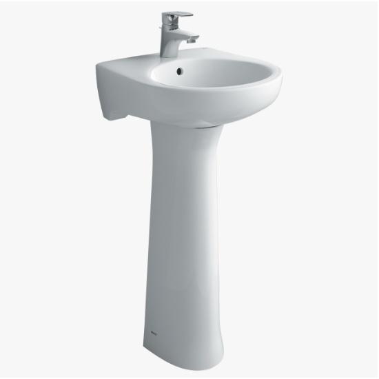 Chân Chậu Rửa Lavabo Treo Tường INAX L-284VD .Chất liệu sứ cao cấp, chống bám bẩn - Vật liệu xây dựng Big H