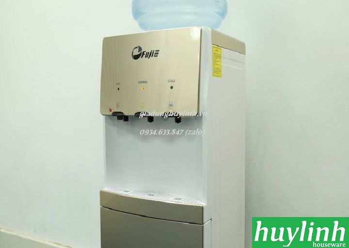 Cây nước nóng lạnh 3 vòi Fujie WDBD20C - Làm lạnh bằng Block - Hàng chính hãng