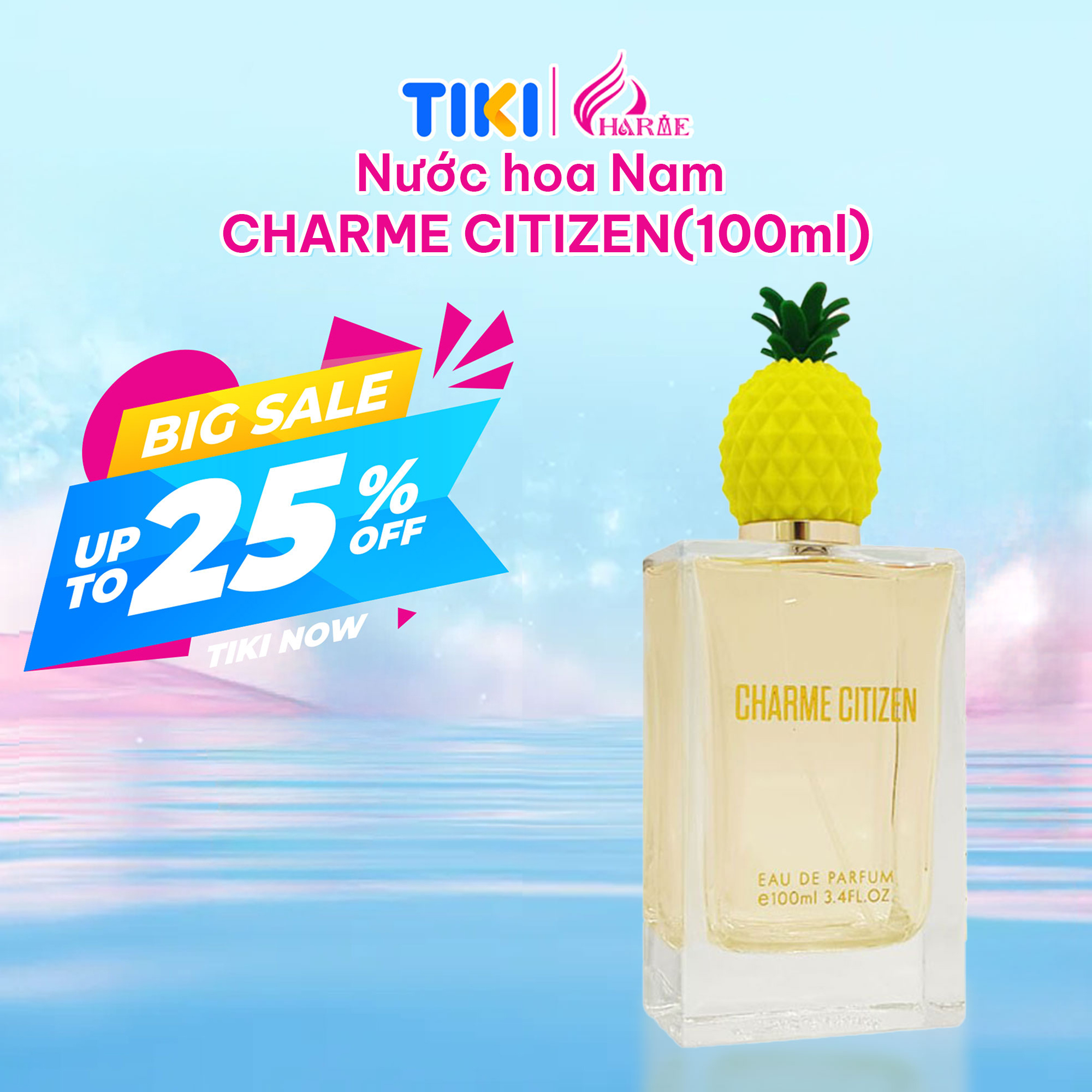 Nước Hoa Nam CHARME CITIZEN 100ml Lưu Hương Lâu Lôi Cuốn, Tự Tin_Nước Hoa Chính Hãng