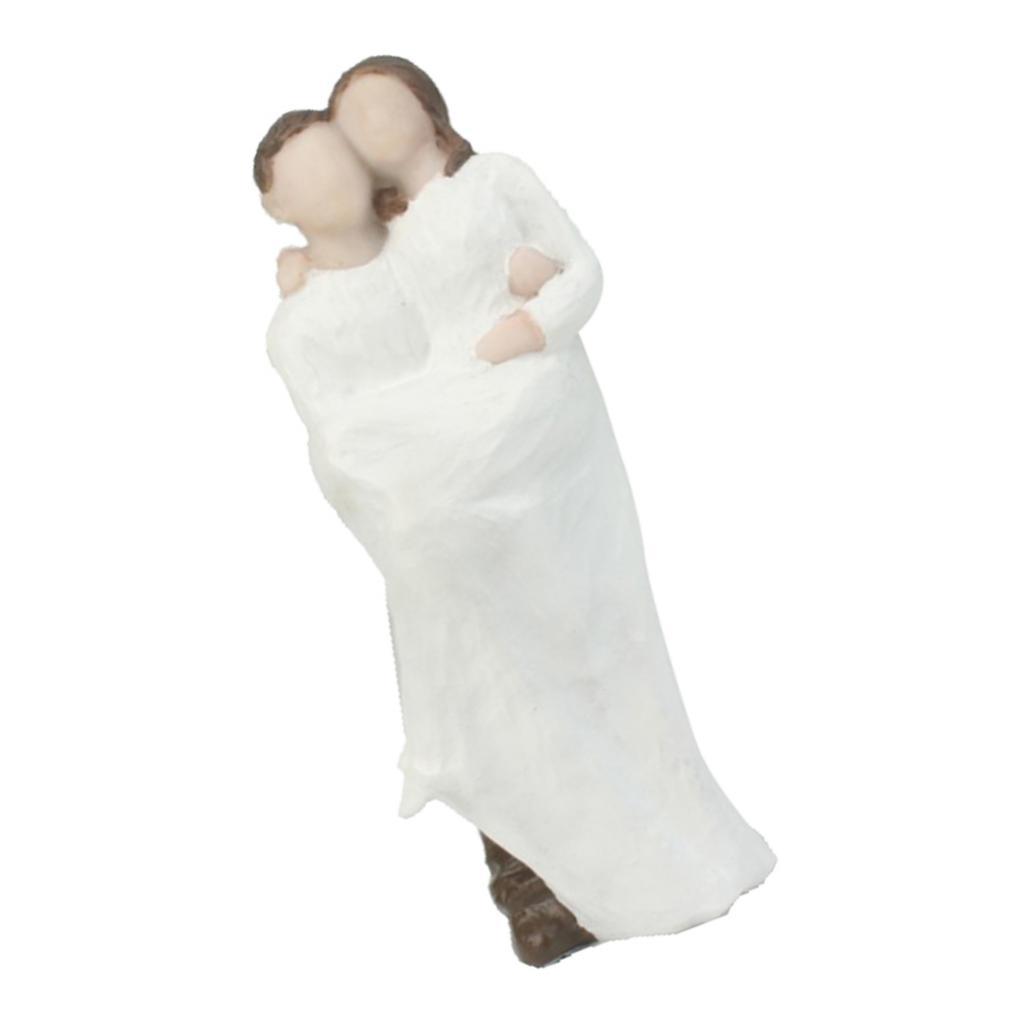 Sweet Wedding Cake Topper Figure Bride &amp; Groom Couple Bridal Decors Lovely