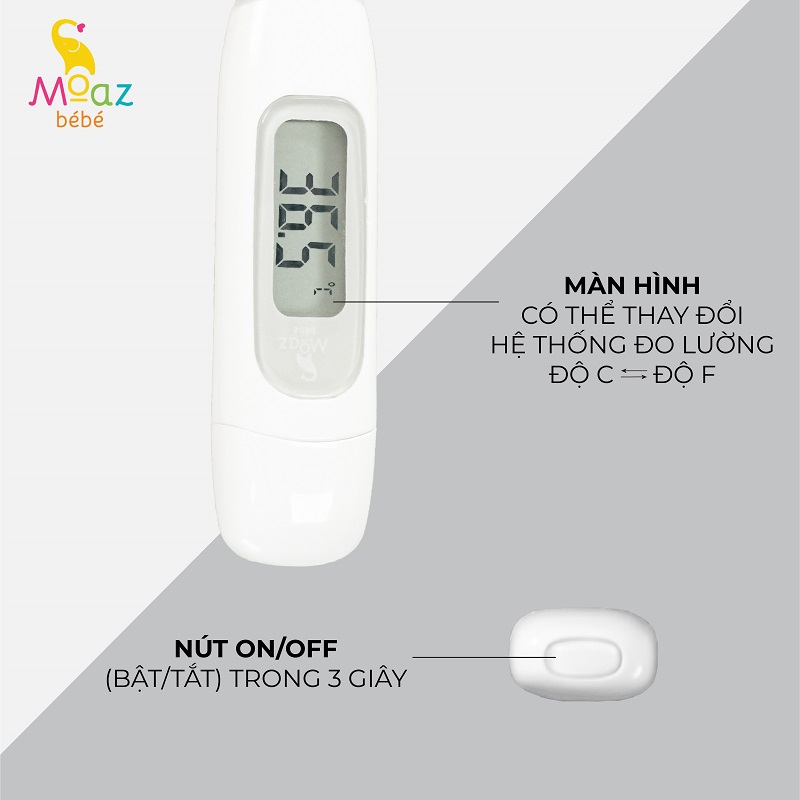 Nhiệt kế kỹ thuật số Moaz BéBé MB - 040