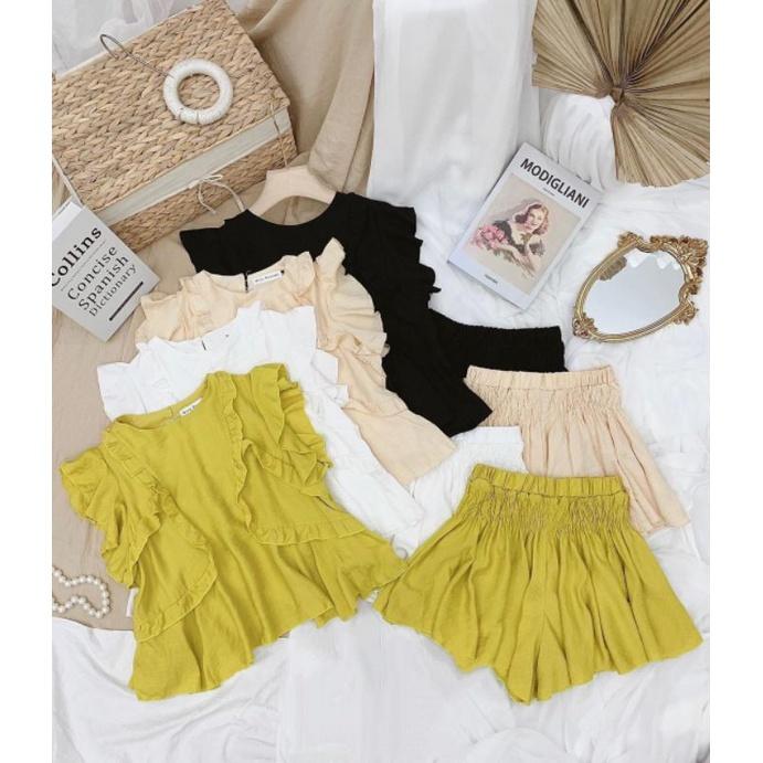 Set áo babydoll kèm quần