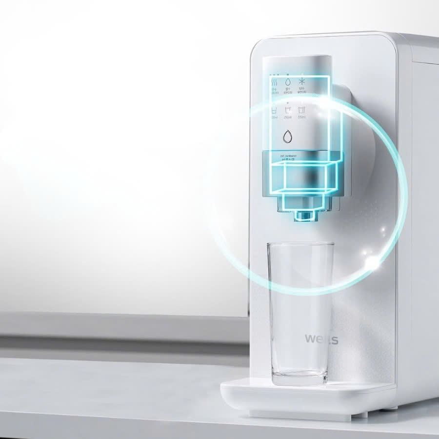 Máy Lọc Nước Wells TT UV+, Diệt Khuẩn UV 99.9%, Tankless Lọc Trực Tiếp,Carbon Plus & Nano Clean - Hàng chính hãng