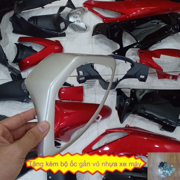 Bộ dàn áo dành cho xe FUTURE Neo nhựa ABS cao cấp - màu Đỏ Đun - A554