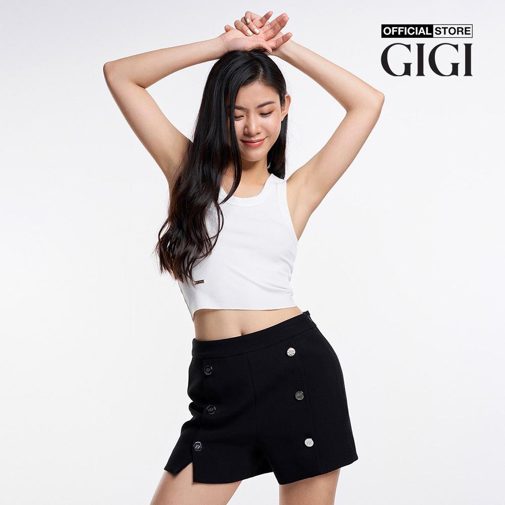 GIGI - Quần shorts ngắn nữ lưng cao thanh lịch G3402S231415