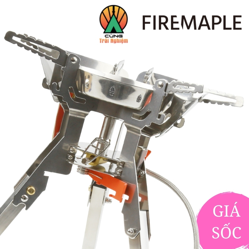 Bếp Gas Dã Ngoại Di Động Cắm Trại Ngoài trời, Bếp Inox Chuyên Dụng Fire Maple FMS-108