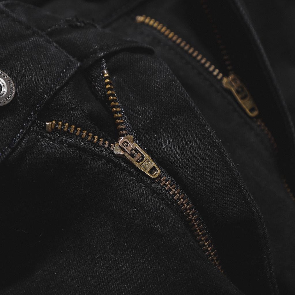 Quần jean đen rách gối và đen trơn form slimfit - Quần jeans nam cao cấp 201014 | LASTORE MENSWEAR