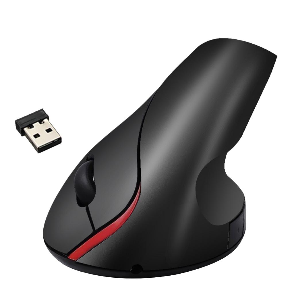 2.4GHz Wireless Vertical Mouse 2400DPI USB Receiver