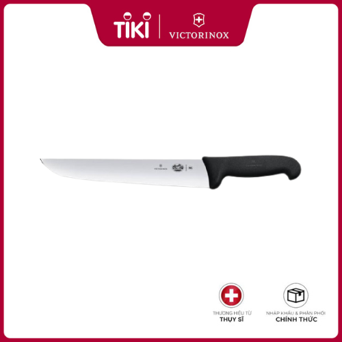 Dụng cụ nhà bếp Victorinox 5.5203.28 cán đen FIBROX Butcher's Knife– Hãng phân phối chính thức