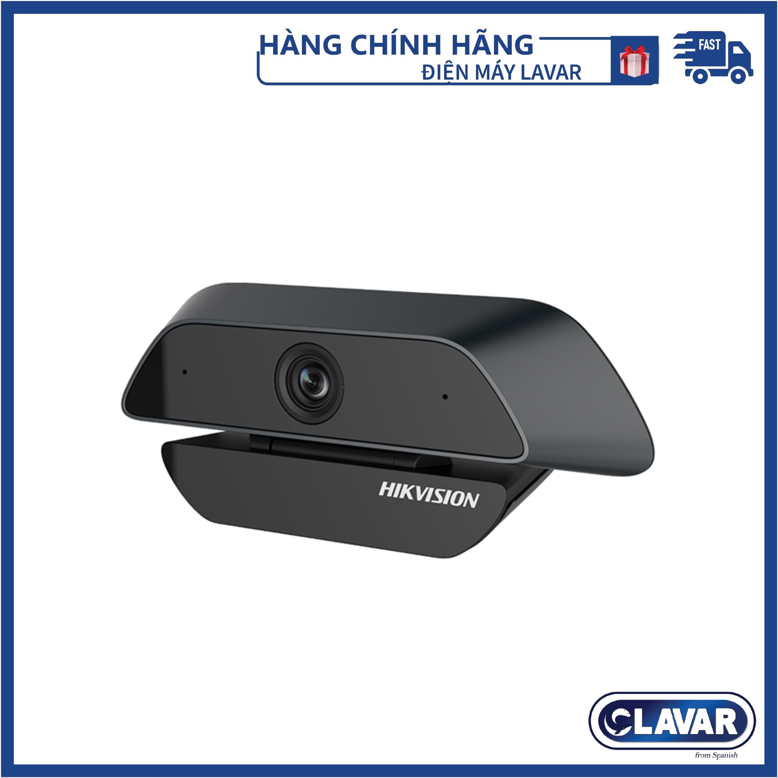 Webcam HIKVISION DS-U12, 1080p, Cảm biến CMOS, Tích Hợp Micro, Quay 360 độ, Hỗ trợ USB 2.0- Hàng Chính Hãng