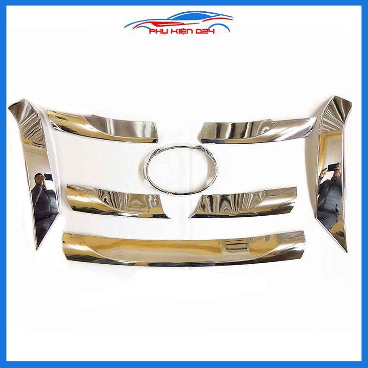 Ốp trang trí mặt ca lăng, calang Fortuner 2017-2018-2019-2020-2021-2022 ốp phía trên trang trí làm đẹp xe