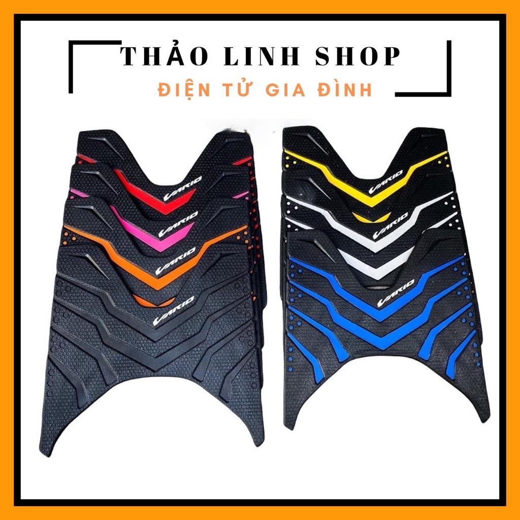 Thảm lót sàn xe Vario 125-150 kiểu cao su indo nhiều màu
