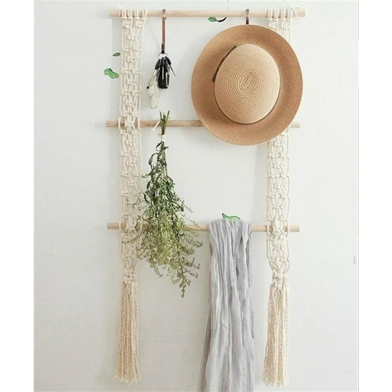 Dây macrame thủ công treo đồ trang trí