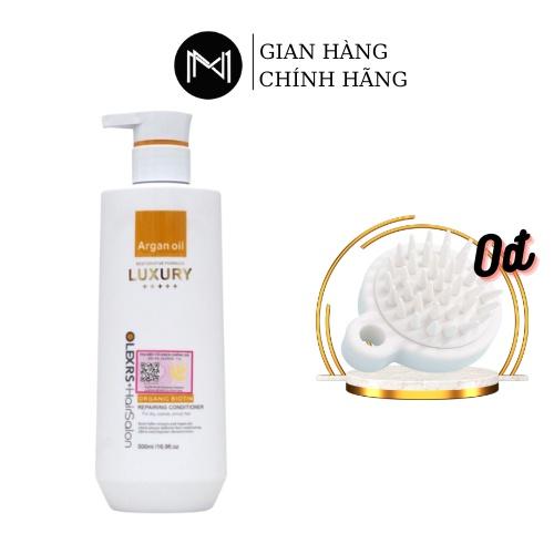 Dầu gội xả Olexrs Hair Salon Luxury 500 - 960ml phục hồi, giảm rụng tóc