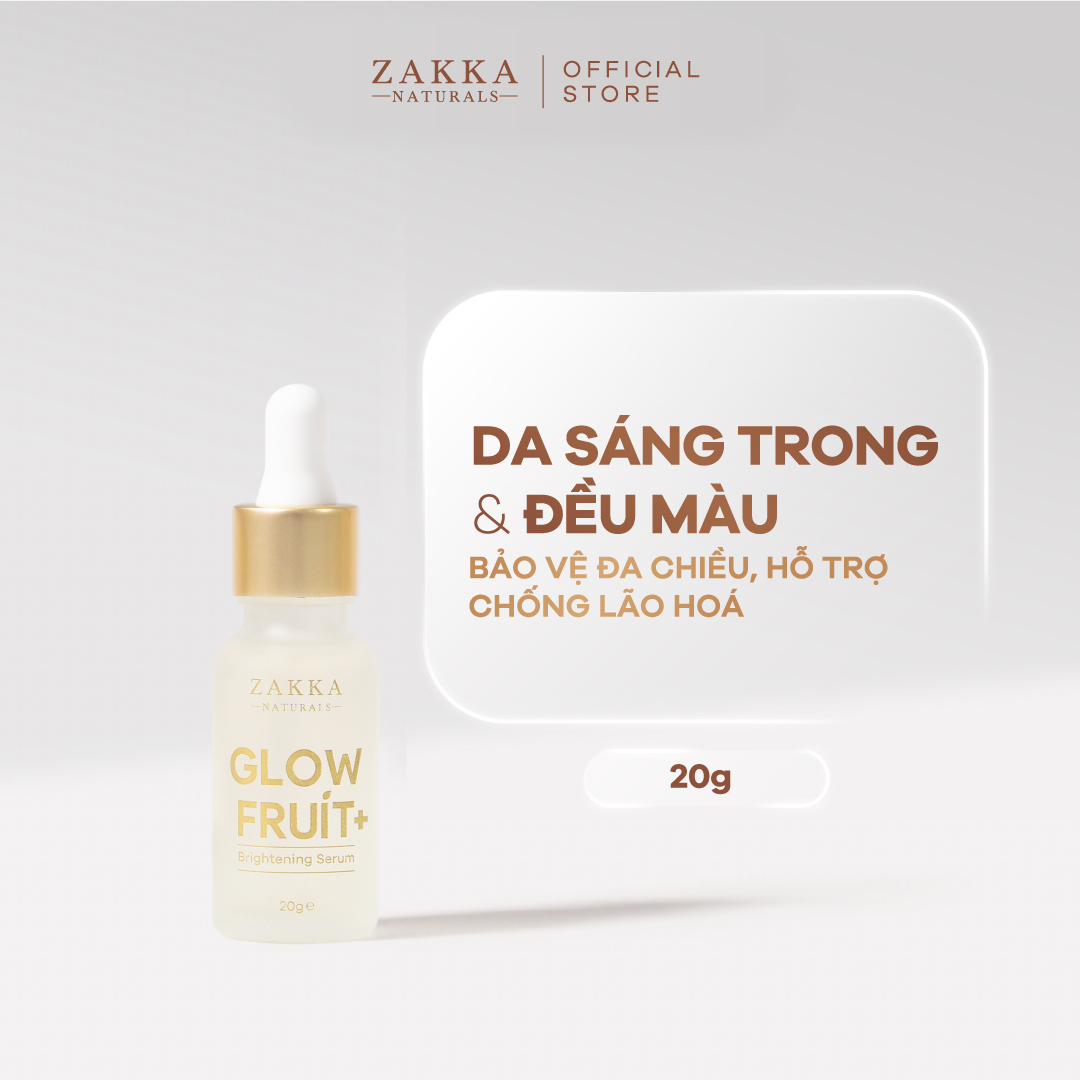 Serum Vitamin C Zakka Naturals GlowFruit+ Brightening 20g