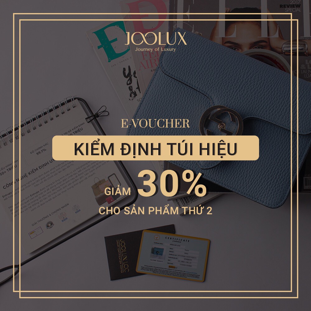 VOUCHER KIỂM ĐỊNH HÀNG HIỆU GIẢM 30% CHO SẢN PHẨM THỨ HAI