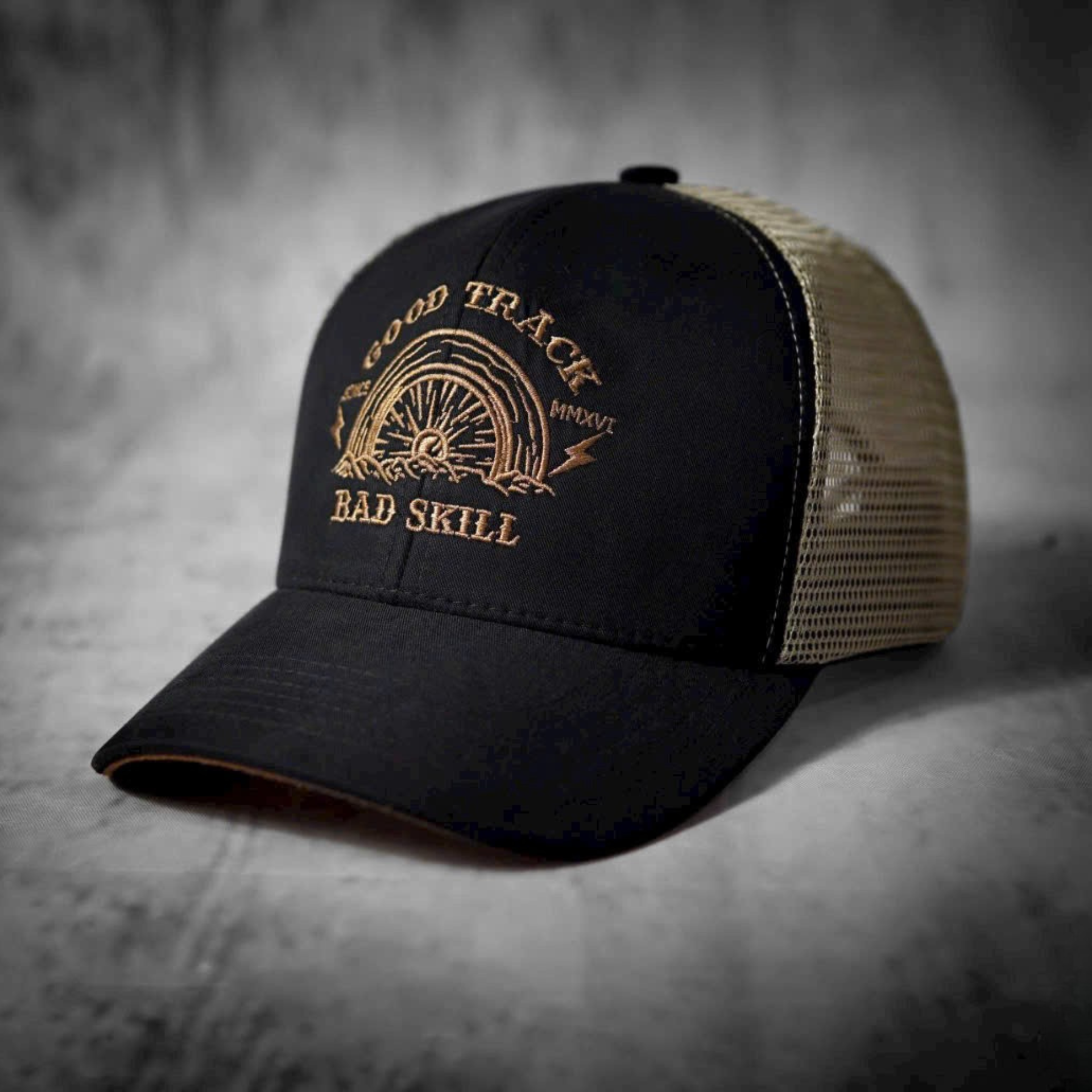 Nón kết, mũ lưỡi trai Badskill vải kaki phối lưới form chuẩn thời trang đường phố siêu đẹp