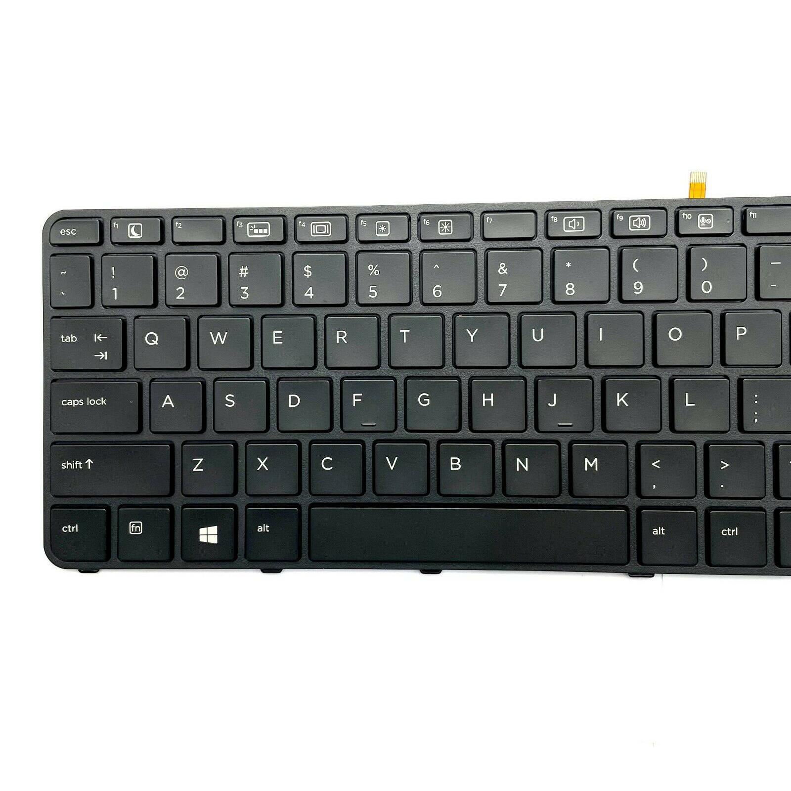 Black Professional US Standard Layout Laptop Keyboard with Backlit Replacement Accessories for HP Probook 450 G3 455 G3 High Performance