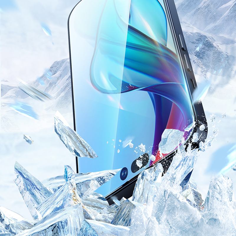 Kính Cường Lực All-glass NanoCrystal Tempered Glass Film iP14