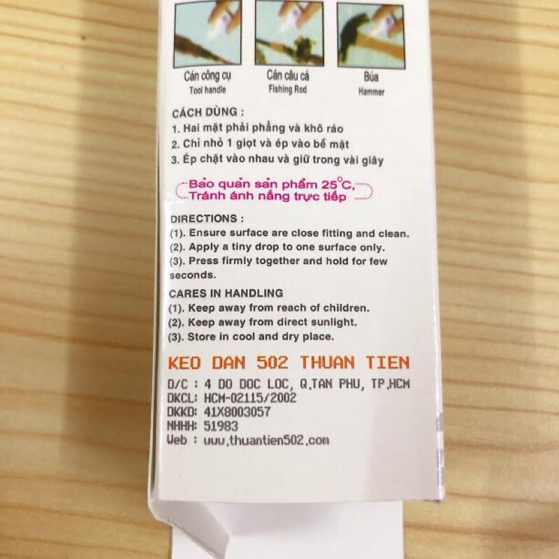 Keo Dán 502 Keo Con Voi Siêu Chắc Chắn(1 lọ)