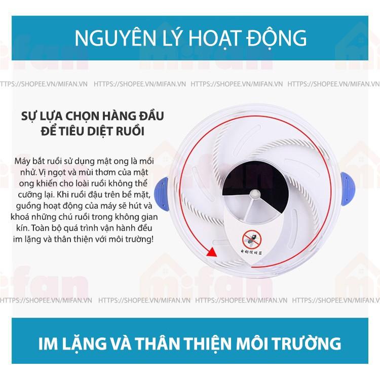 Máy Bắt Ruồi Tự Động 2020 Pin Sạc Cao Cấp Mifan - Bẫy Ruồi Thông Minh - BH 1 Tháng 1 đổi 1 - Phiên Bản Nâng Cấp Mới Nhất