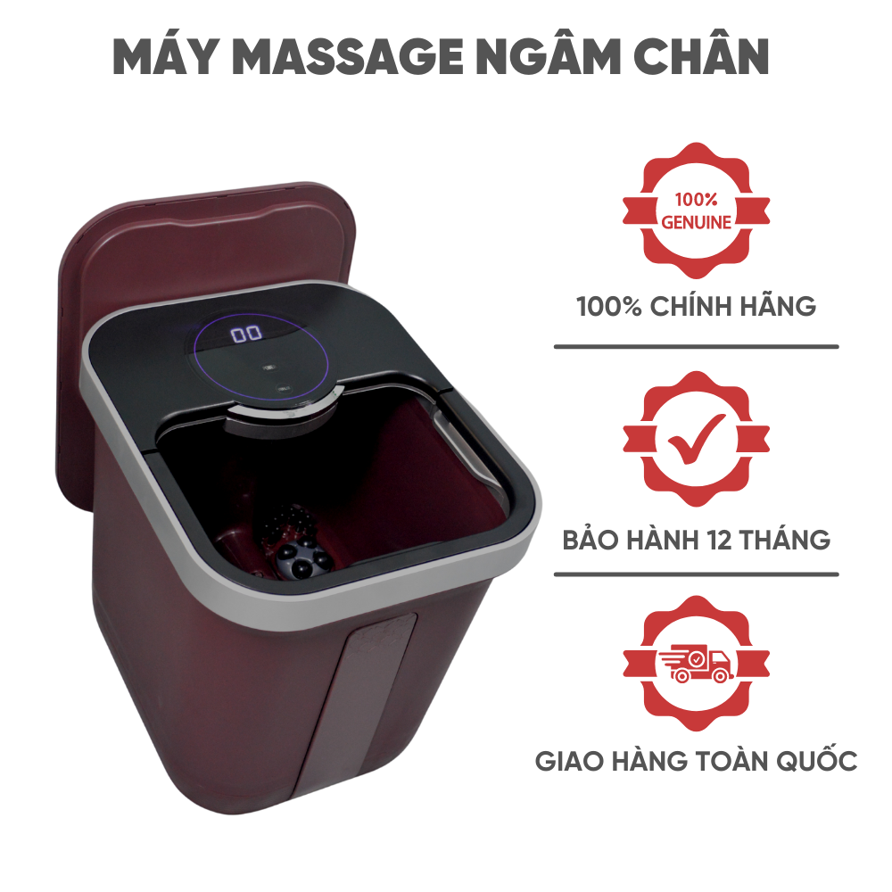 Máy Massage Chân Tự Động Bồn Massage Chân Hồng Ngoại Quà Tặng Cho Bố Mẹ