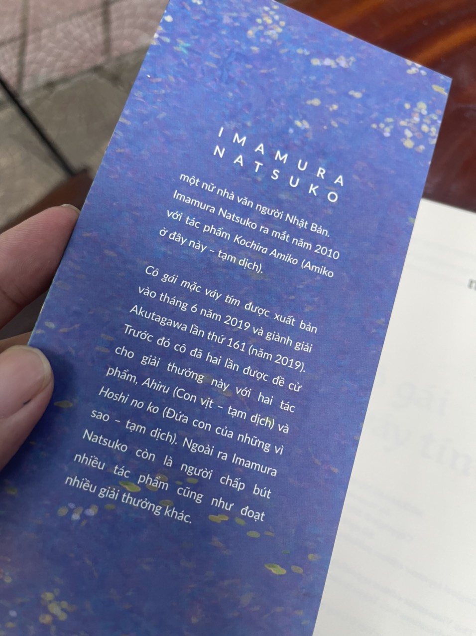 [Giải thưởng văn học Akutagawa 2019] CÔ GÁI MẶC VÁY TÍM – Imamura Natsuko – Vương Hải Yến dịch – Nhã Nam (bìa mềm)