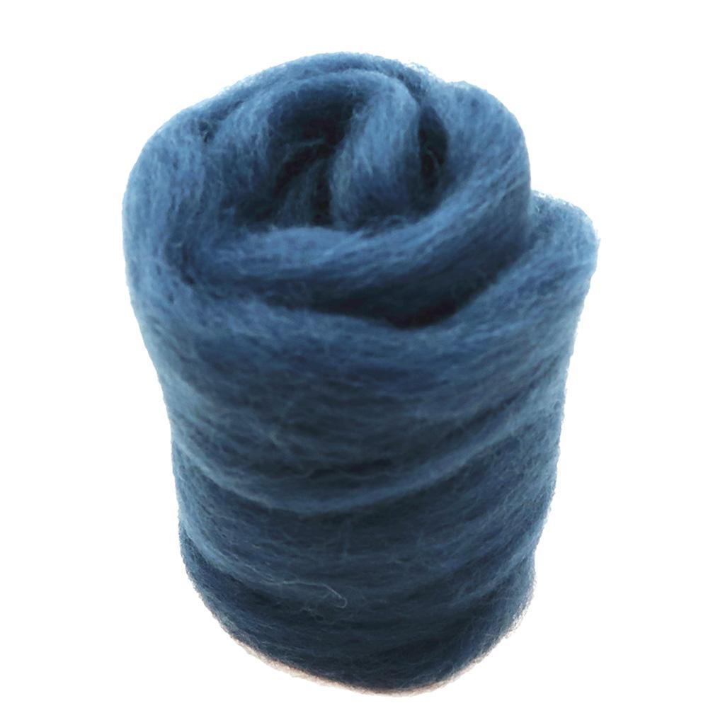 3-5pack 10g Soft Wool Roving Felting Wool for DIY Needle Felting Craft Grayish