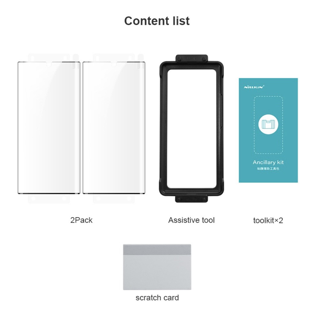 Miếng Dán Màn Hình Dành Cho Samsung Galaxy S23 Ultra / S23 Plus Nillkin Impact Resistant Curved Film - Hàng Chính Hãng