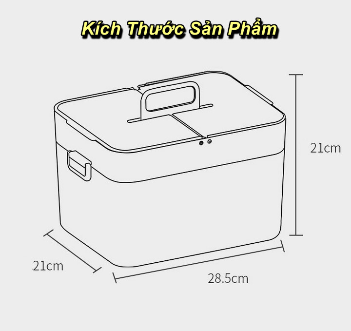 Tủ Đựng Thuốc Gia Đình Dr.Boxer Nhiều Ngăn Tiện Lợi - Home and Garden