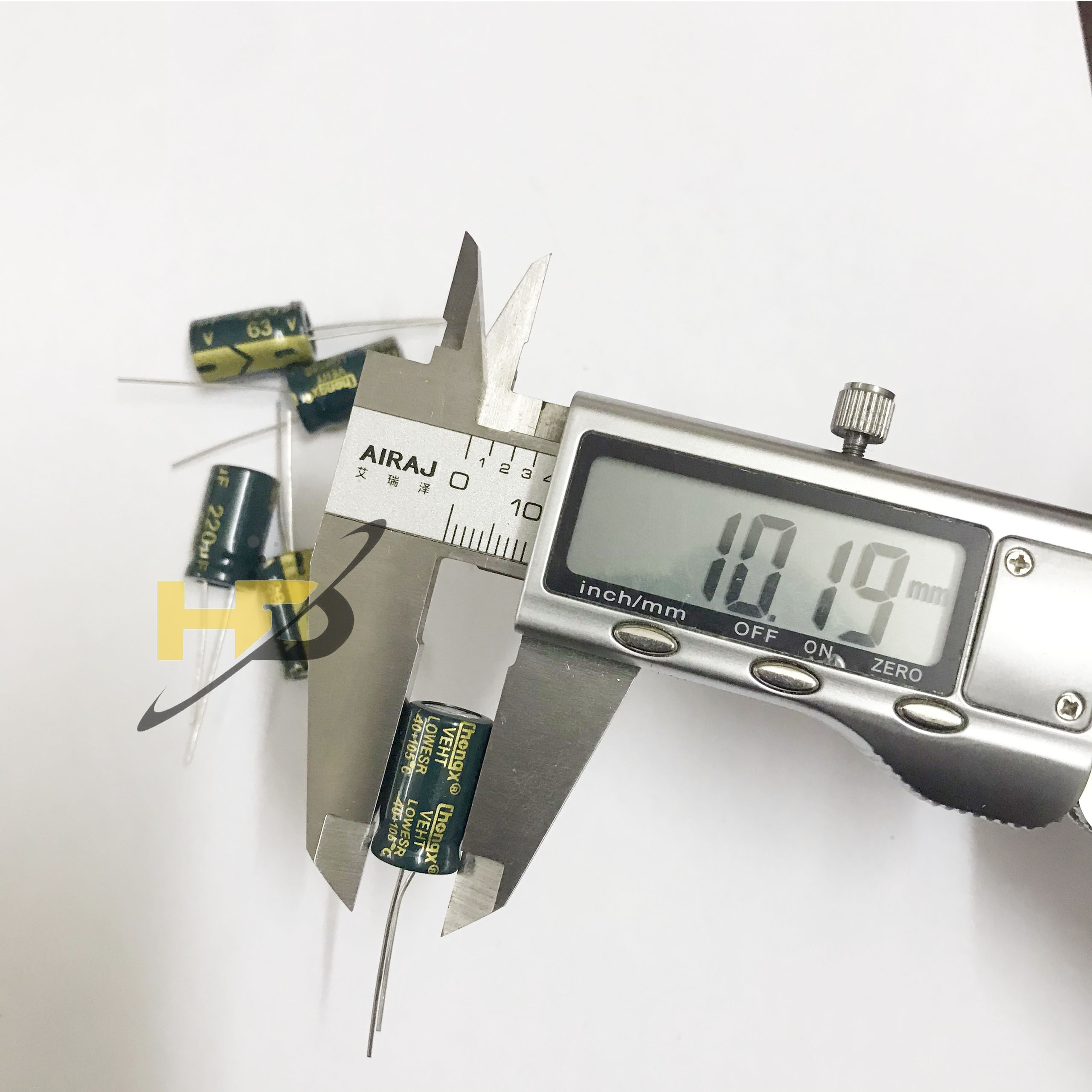 Túi 10 Con Tụ Hóa Phân Cực 220uF 63V 220mF