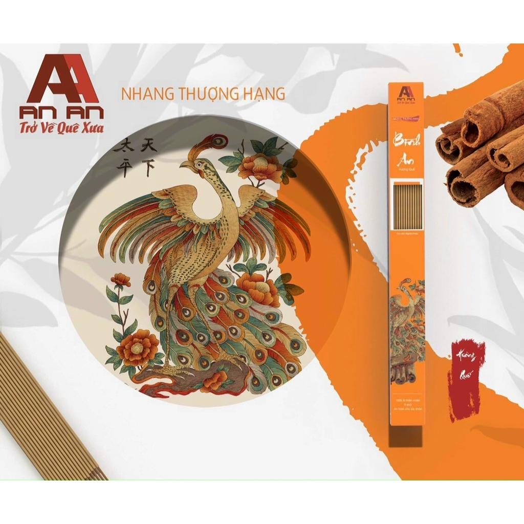 Hương Nhang Trầm Như Ý - Bình An Quế - Cát Tường Khuynh Diệp - 3 tấc 4 tấc 35 nén - Nhang Sạch Thảo Mộc AN AN