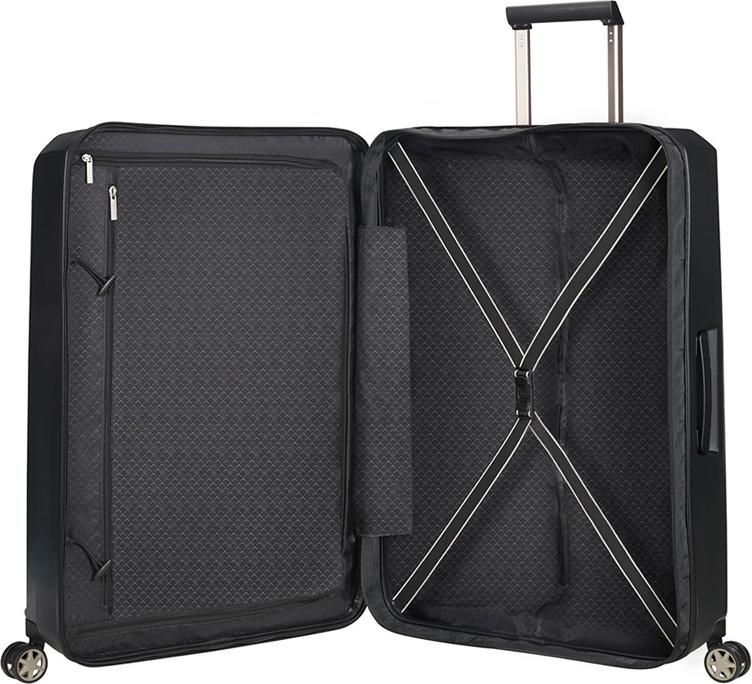 Vali Nhựa Samsonite PRODIGY TSA: Khóa TSA tích hợp cho phép đóng cả 2 ngăn một cách riêng biệt