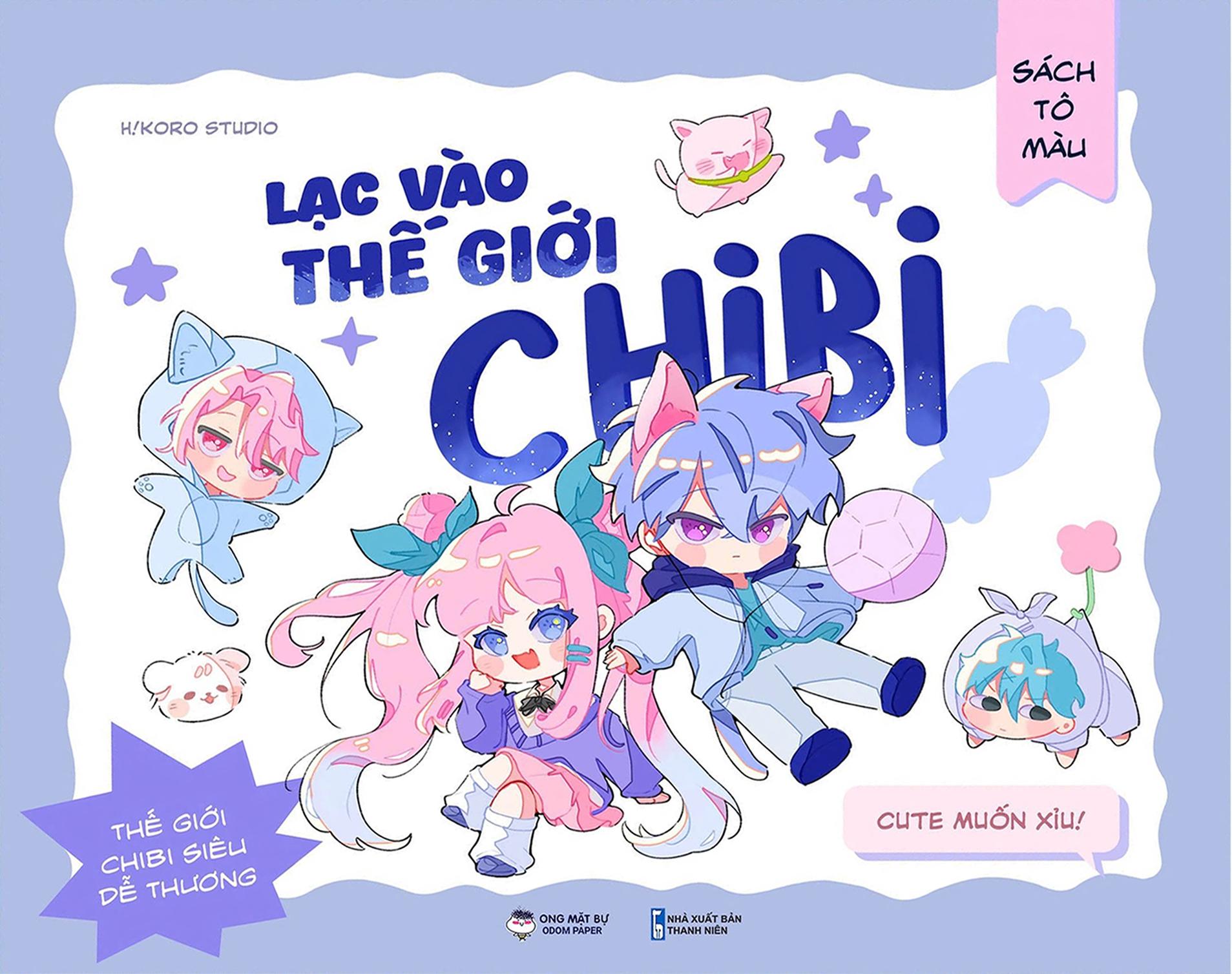 Sách Tô Màu - Lạc Vào Thế Giới Chibi